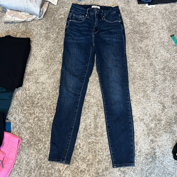 Good American Good Legs Crop Skinny Jeans Size 0 - Picture 6 of 12